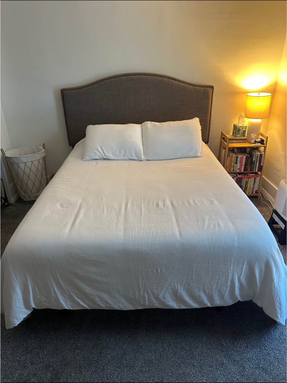 Casaluna Weighted Linen-Blend Comforter Full/Queen; pillows/shams included
